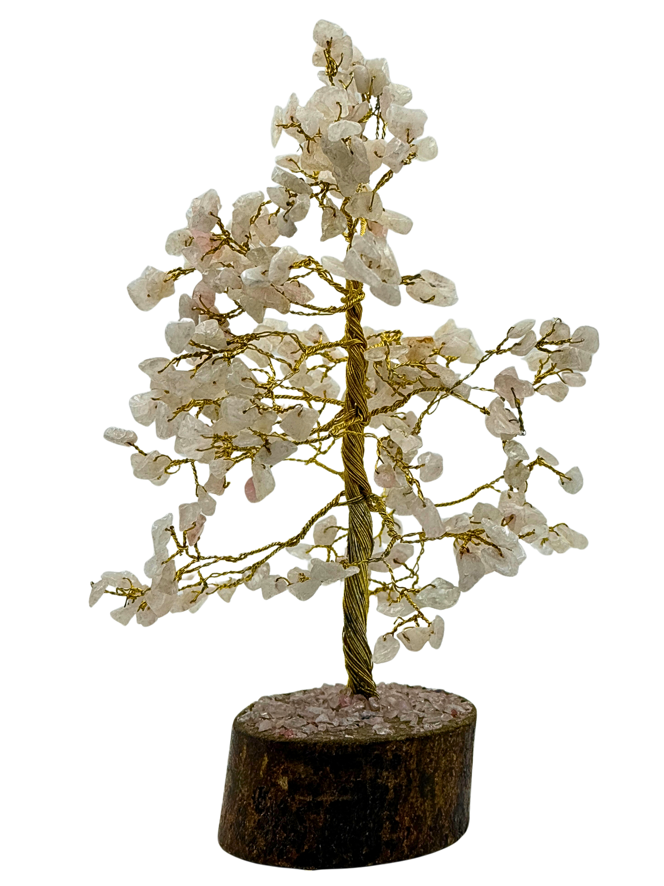Rose Quartz Gemstone Tree