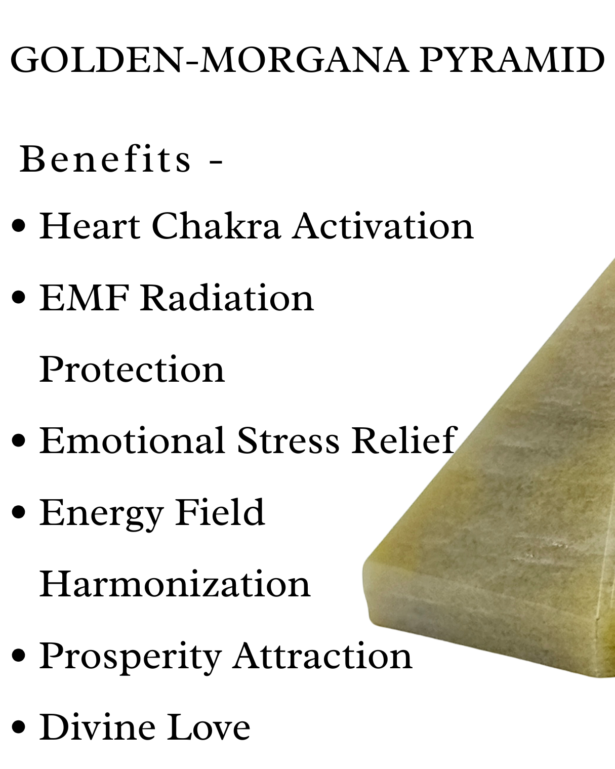 Golden Morgana Pyramid