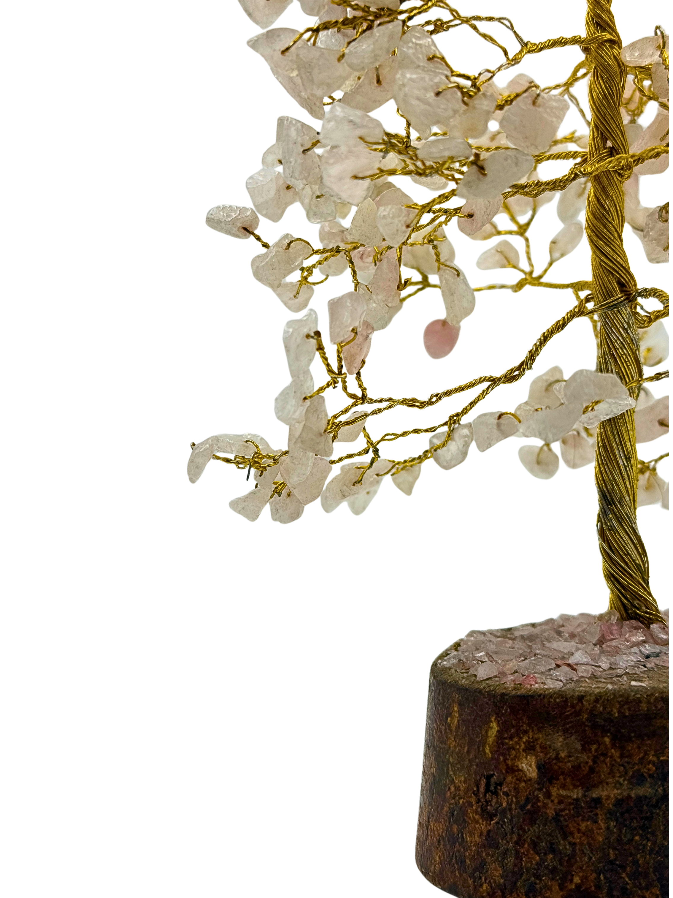 Rose Quartz Gemstone Tree