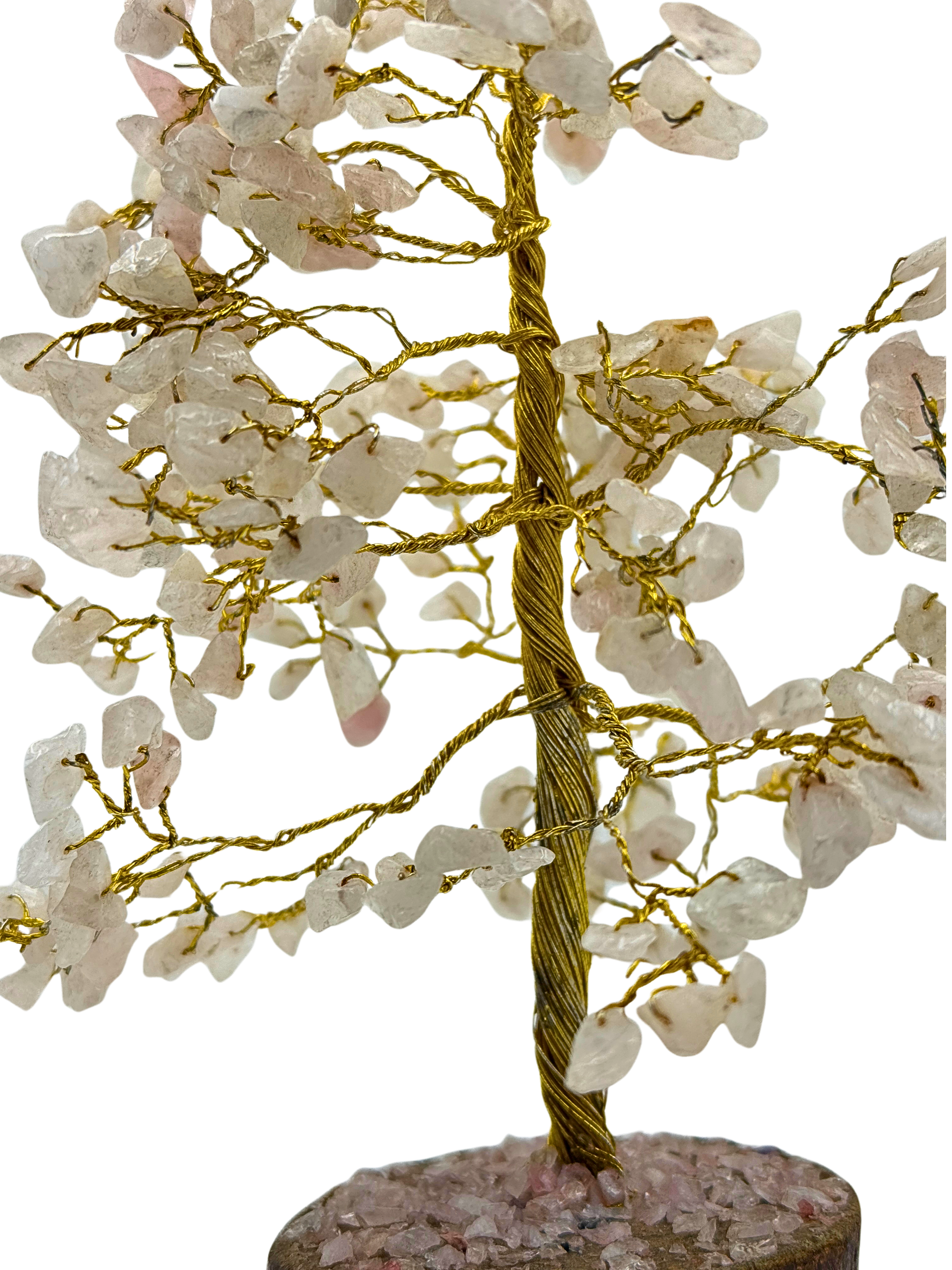 Rose Quartz Gemstone Tree