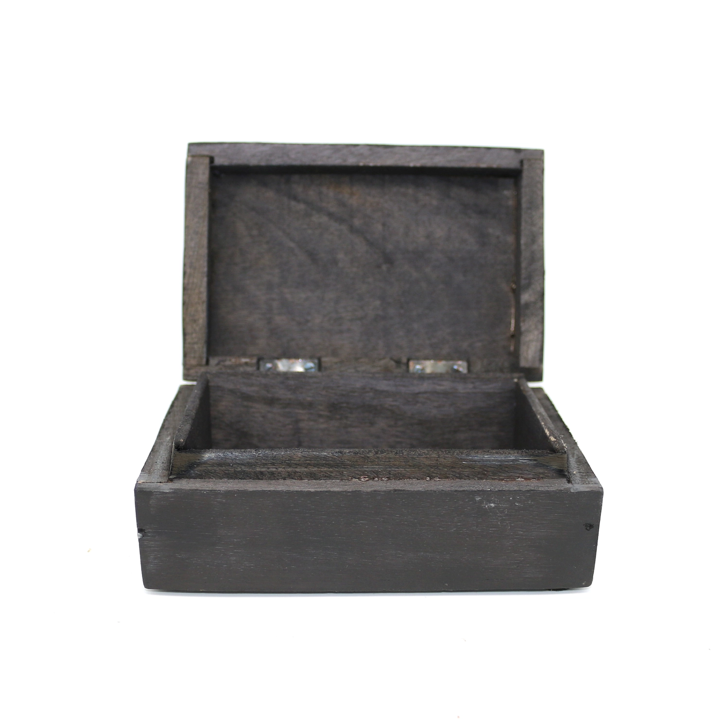 Storage Box, Wooden - Santa Muerte Black (6 X 4 in.)