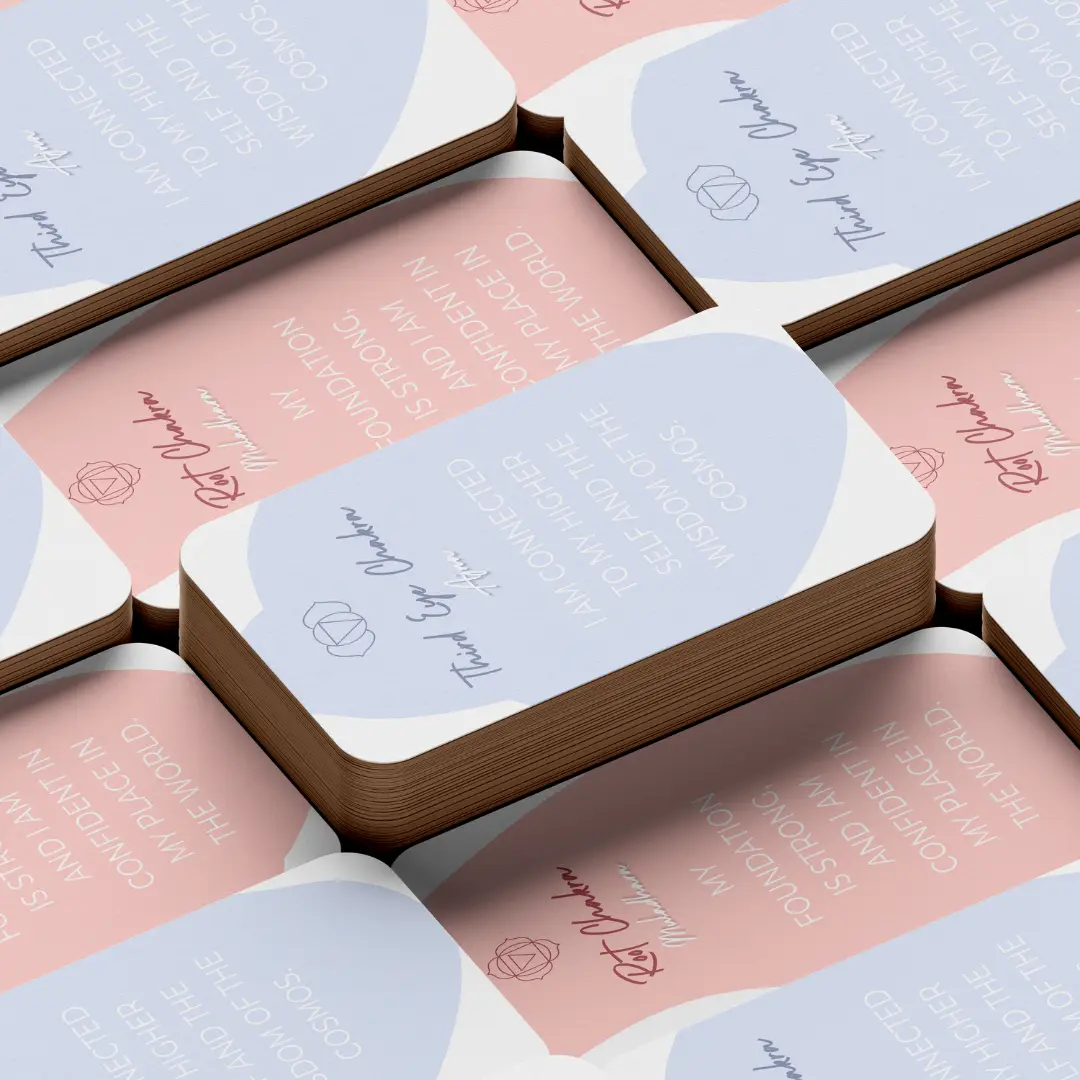 Affirmations Card Deck - Chakra Empowerment | 5.5" X 3.5"