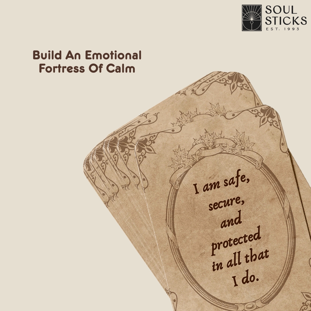 Affirmations Card Deck - Protection & Grounding, 5.5" X 3.5"