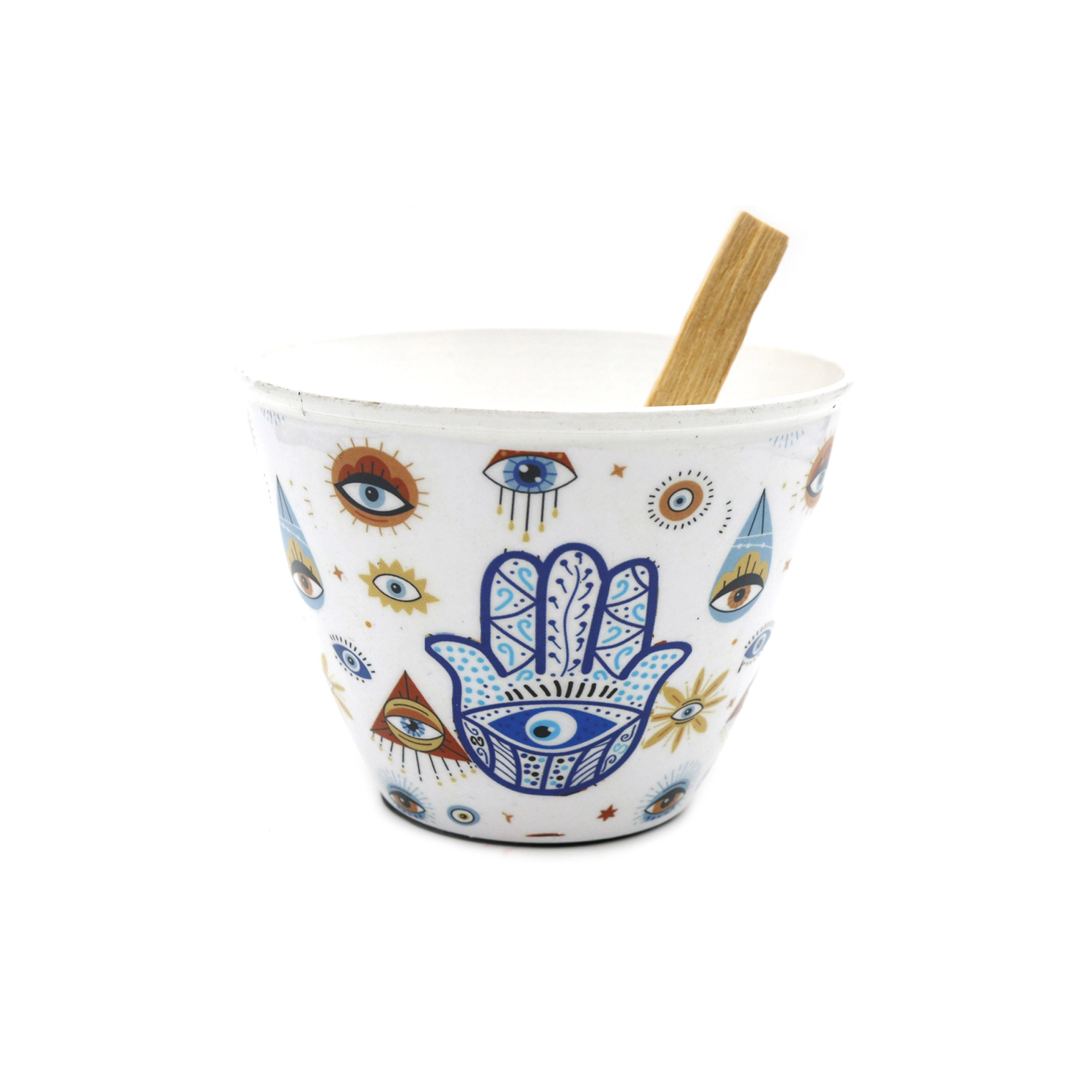 Metal Smudging Bowl - Hamsa Hand (4 in.)