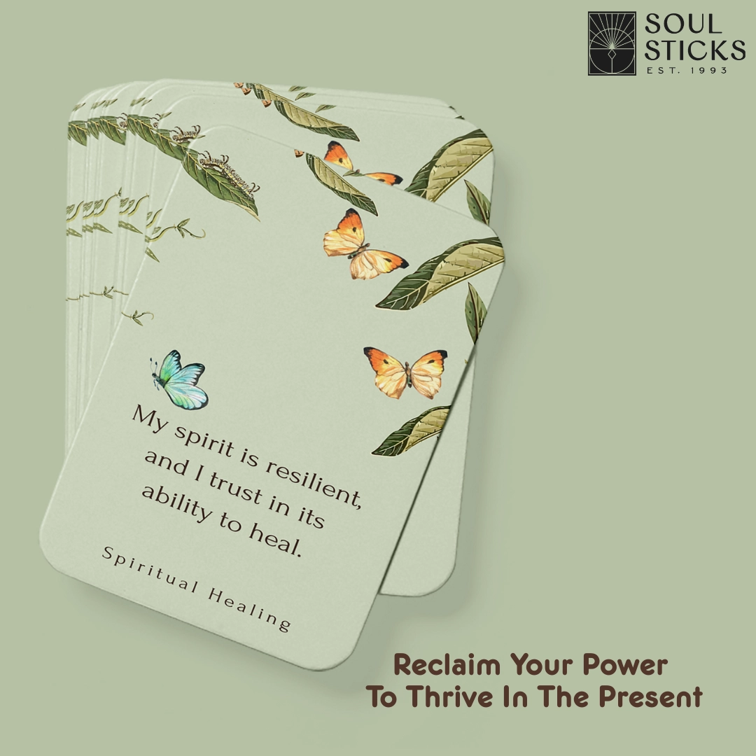 Affirmations Card Deck - Healing Wings | 5.5" X 3.5"