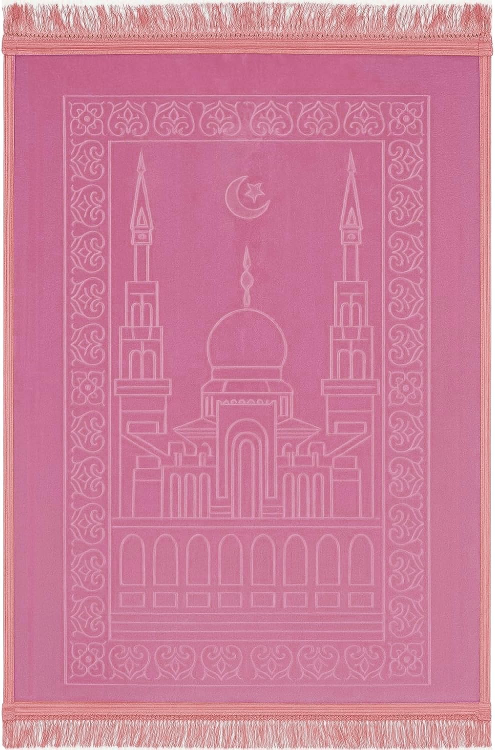 Embossed Prayer Mat 80 x 120 cm (Pink)