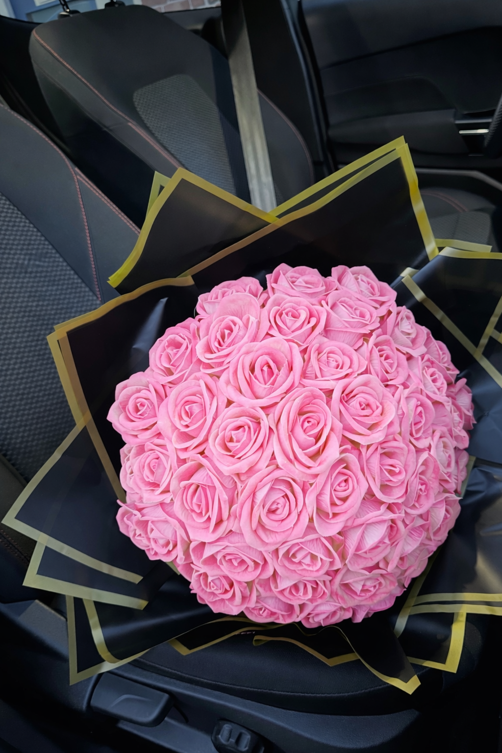 Roze boeket rozen