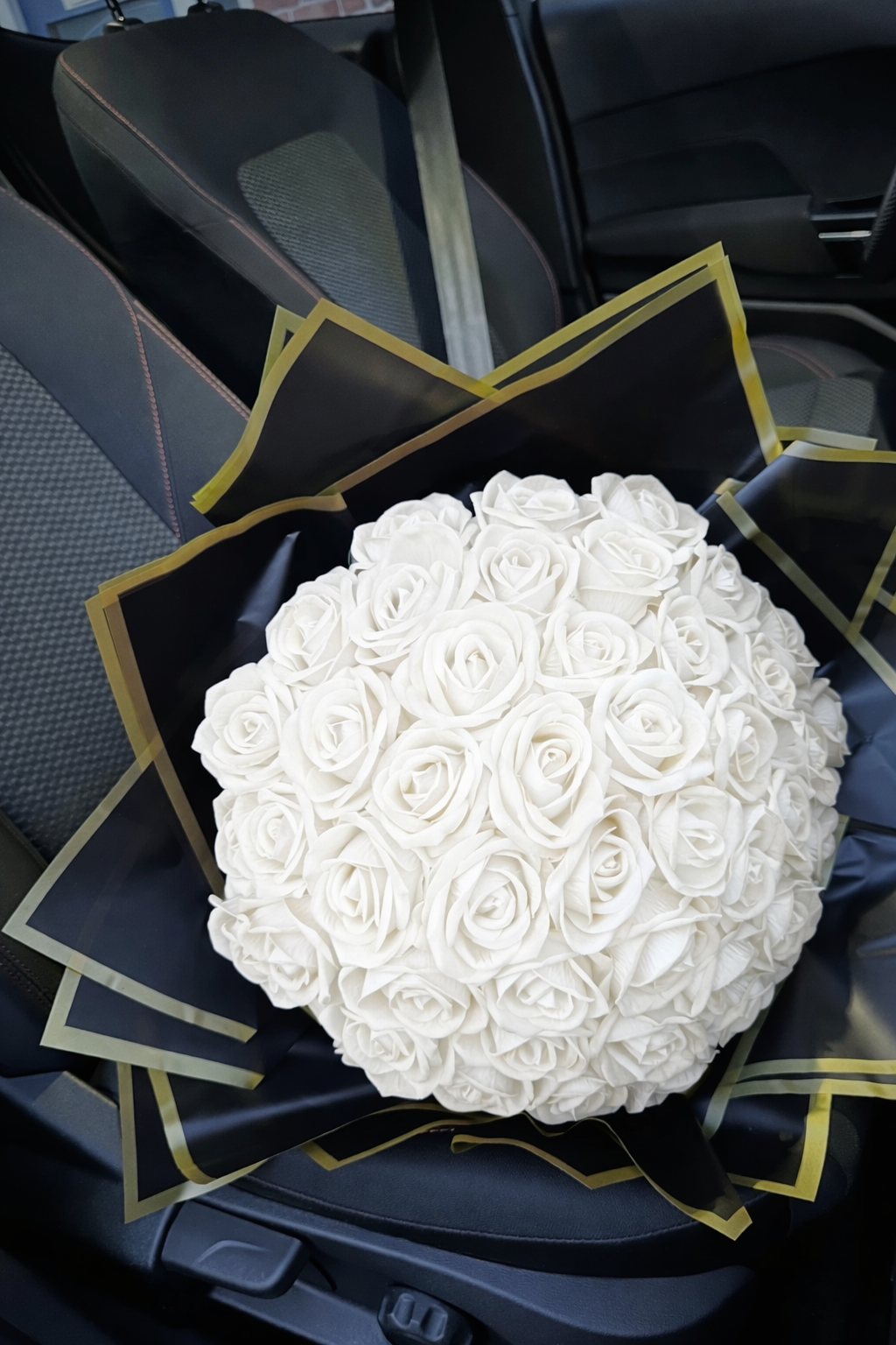 Witte boeket rozen
