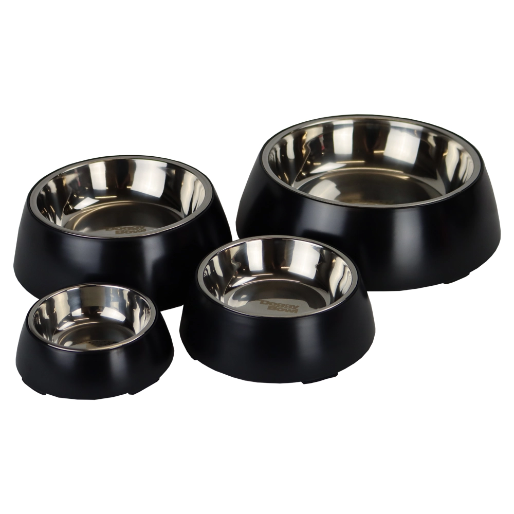 Pet-Joy The Doggy Bowl Metaal/zwart 