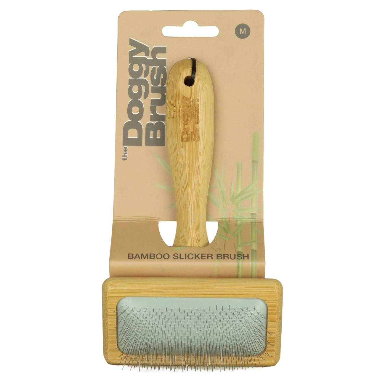 Doggy Brush Bamboo Slicker Borstel