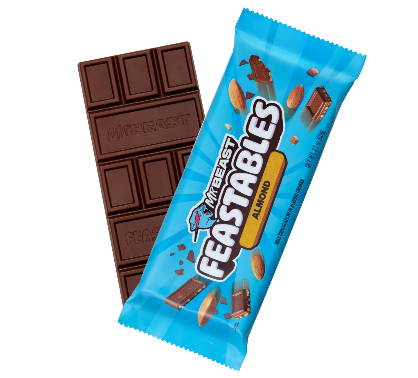 Feastables almendras con chocolate (60g)