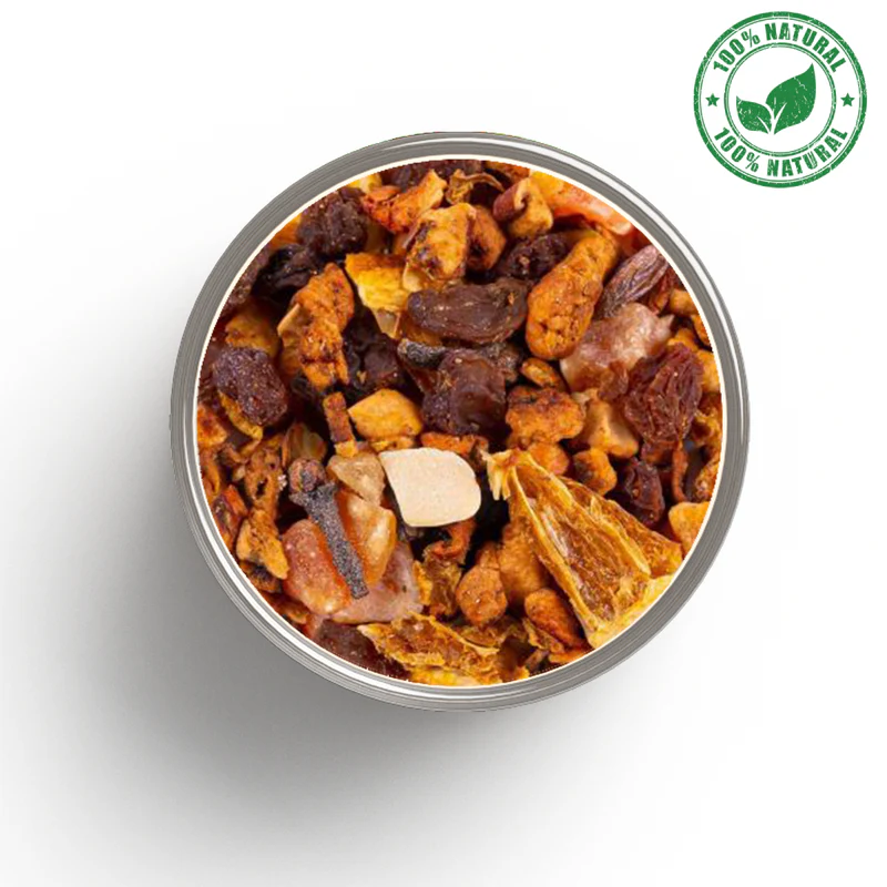 Mélange de fruits secs naturels thé de Noel