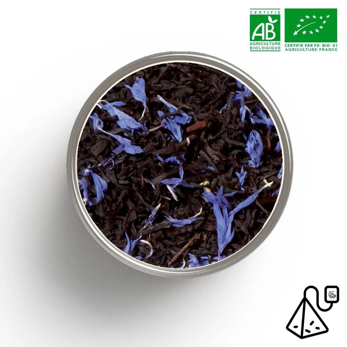 Thé noir bio Earl Grey