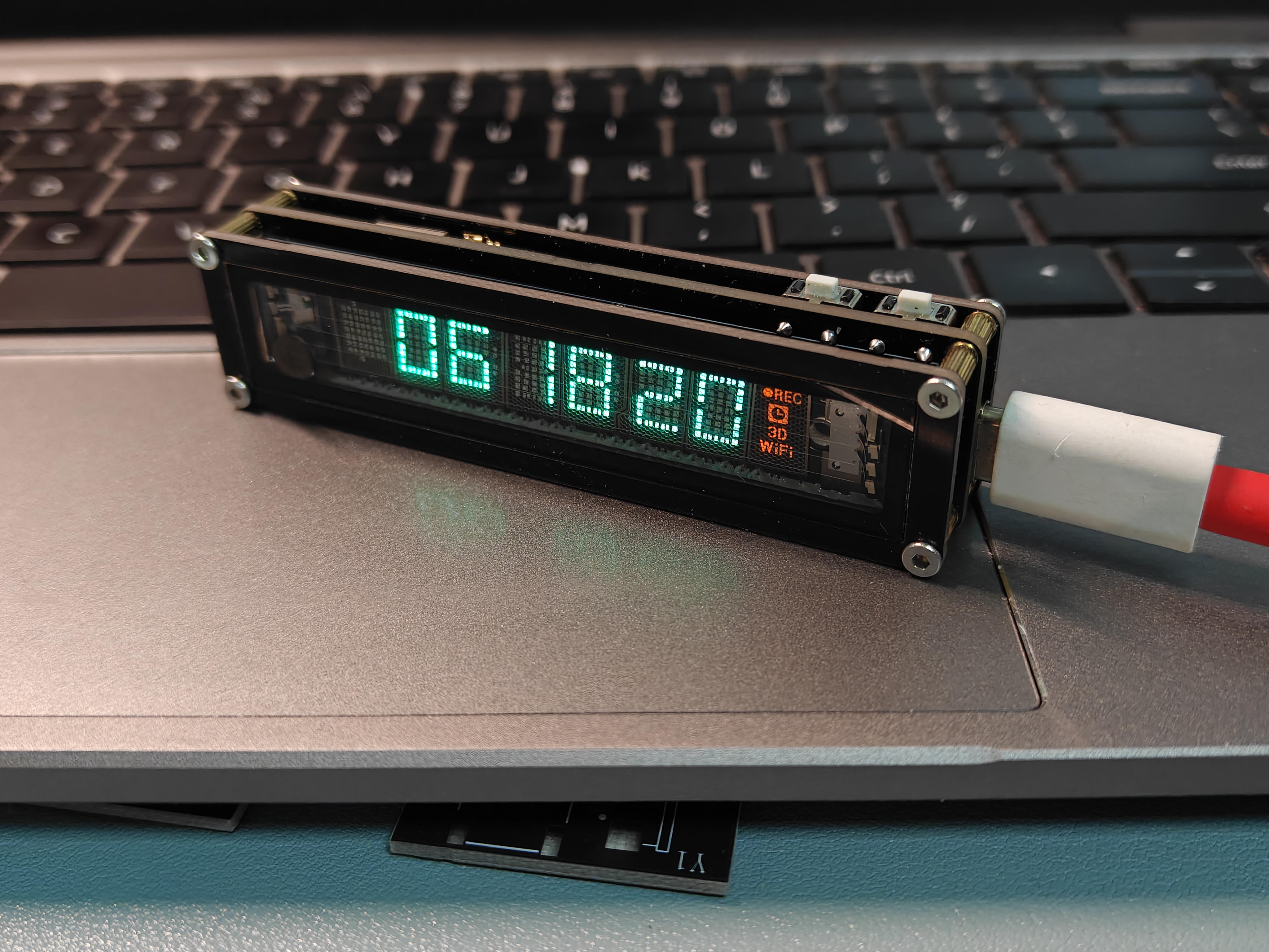VFD Retro-Futuristic Clock