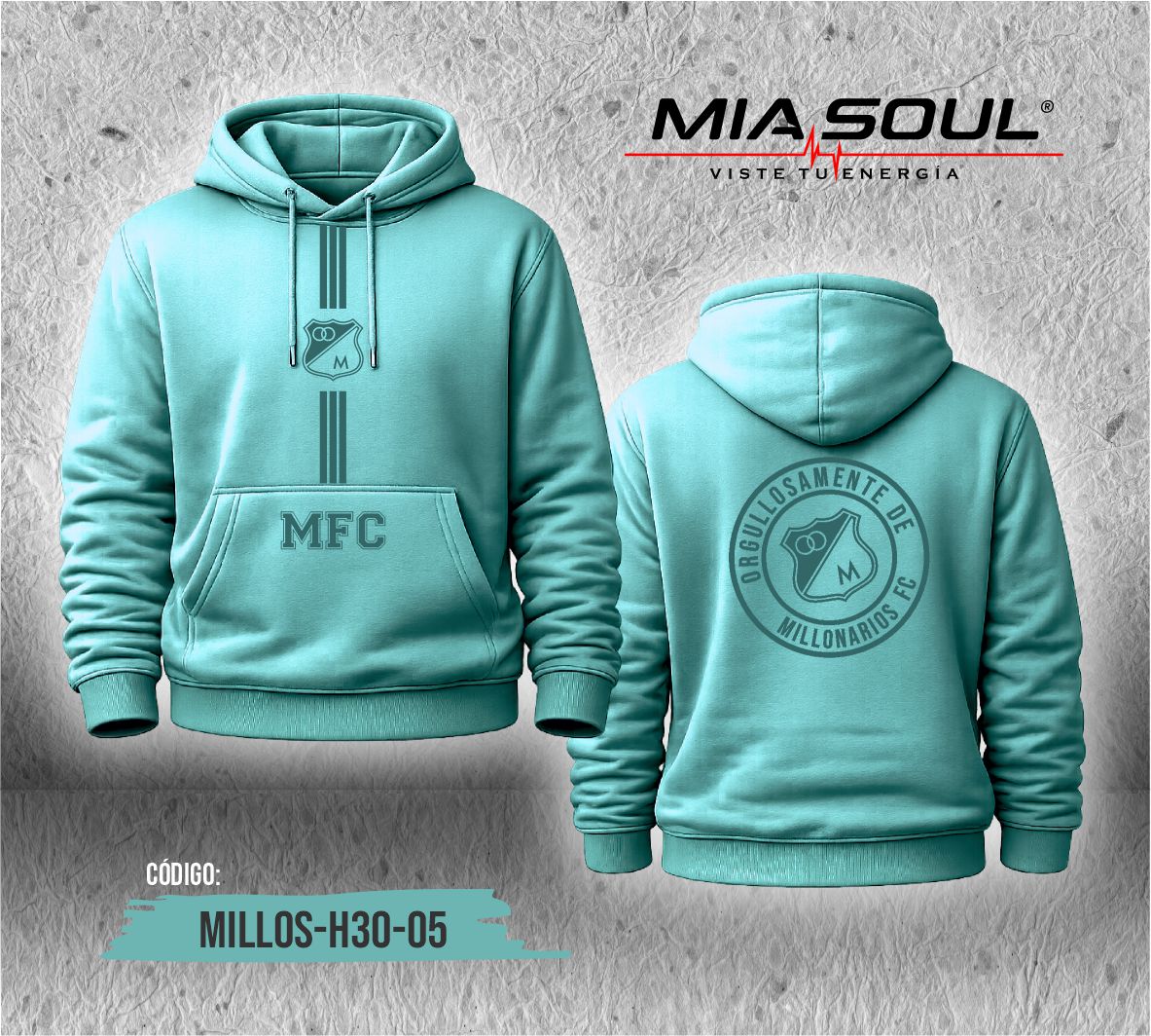 Buzo Millos MFC Celeste