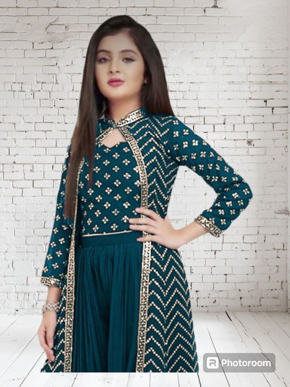Embroidered Anarkali Dress