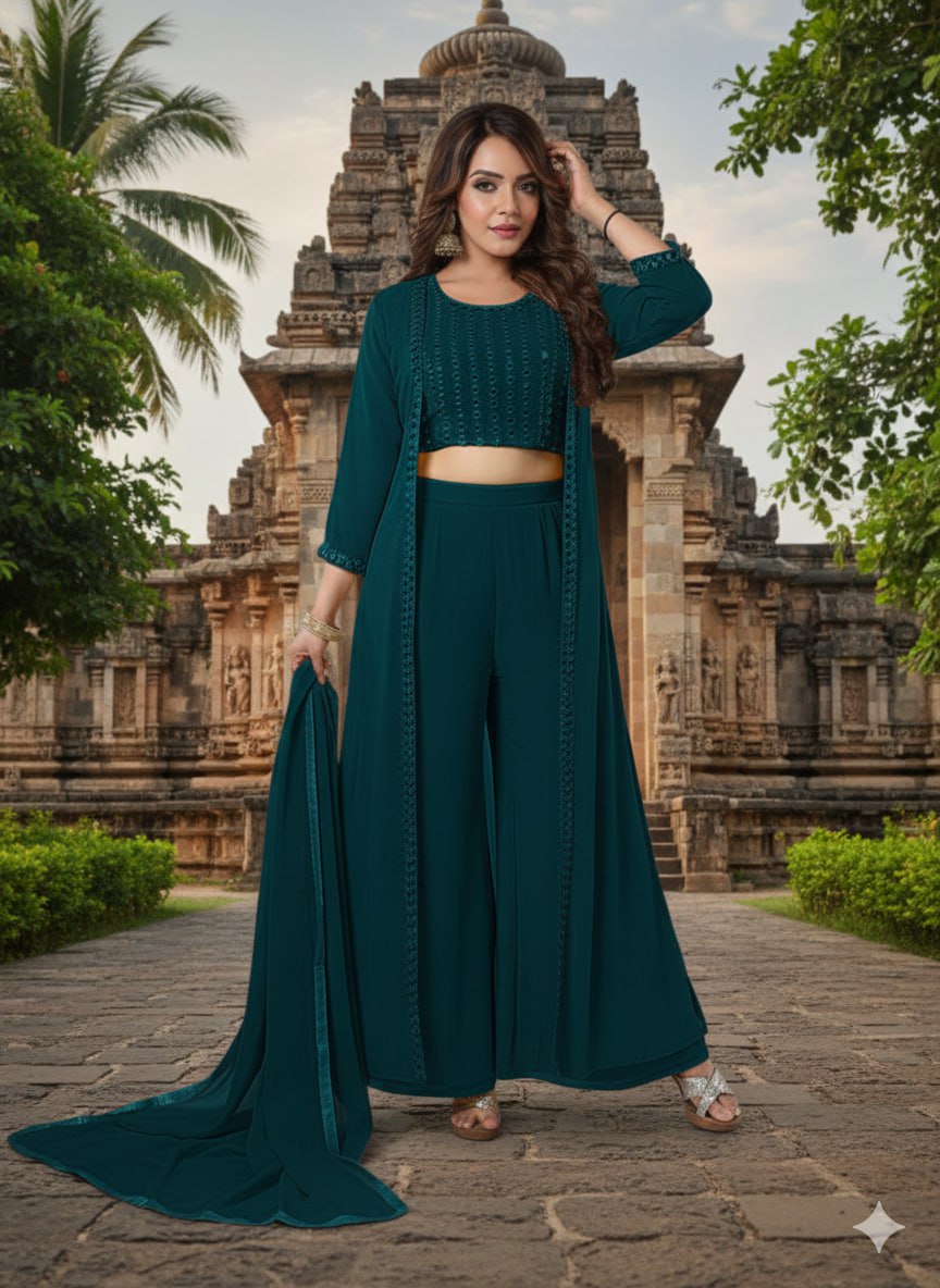 Emerald Palazzo Set