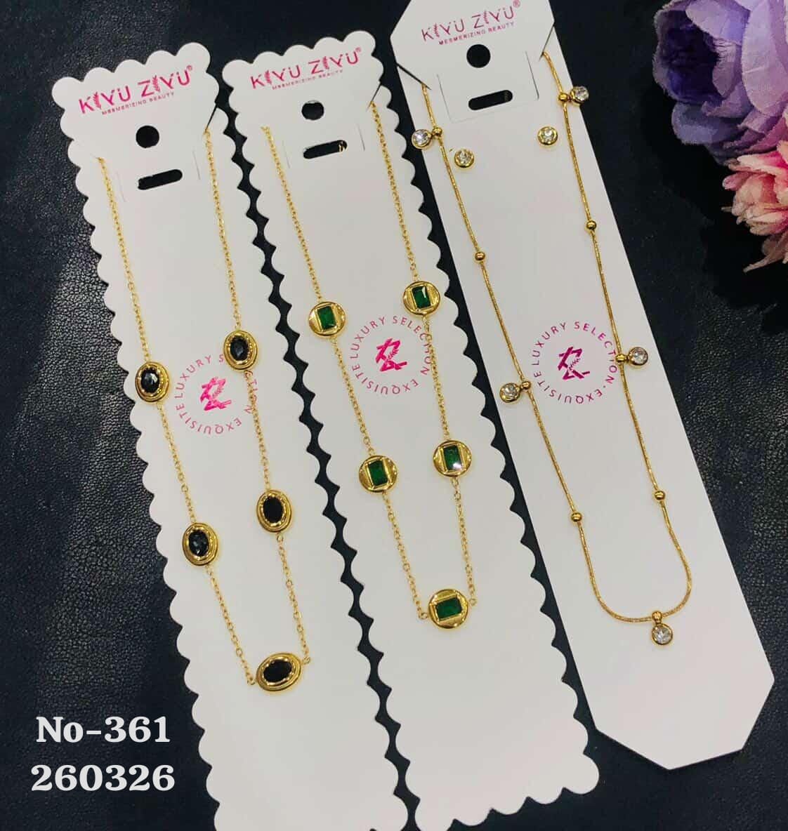 Elegant Gemstone Chain Necklaces