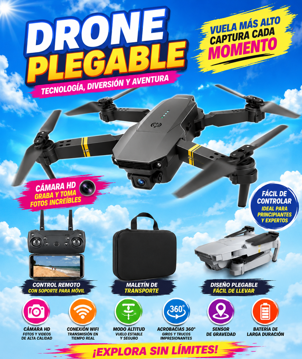 Drone Plegable