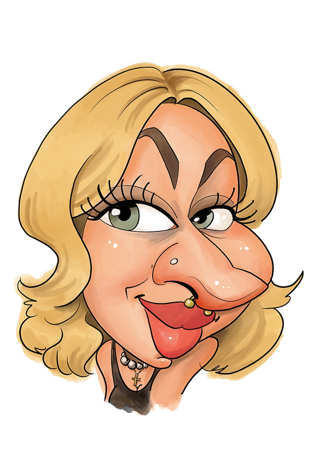 Custom caricature print 