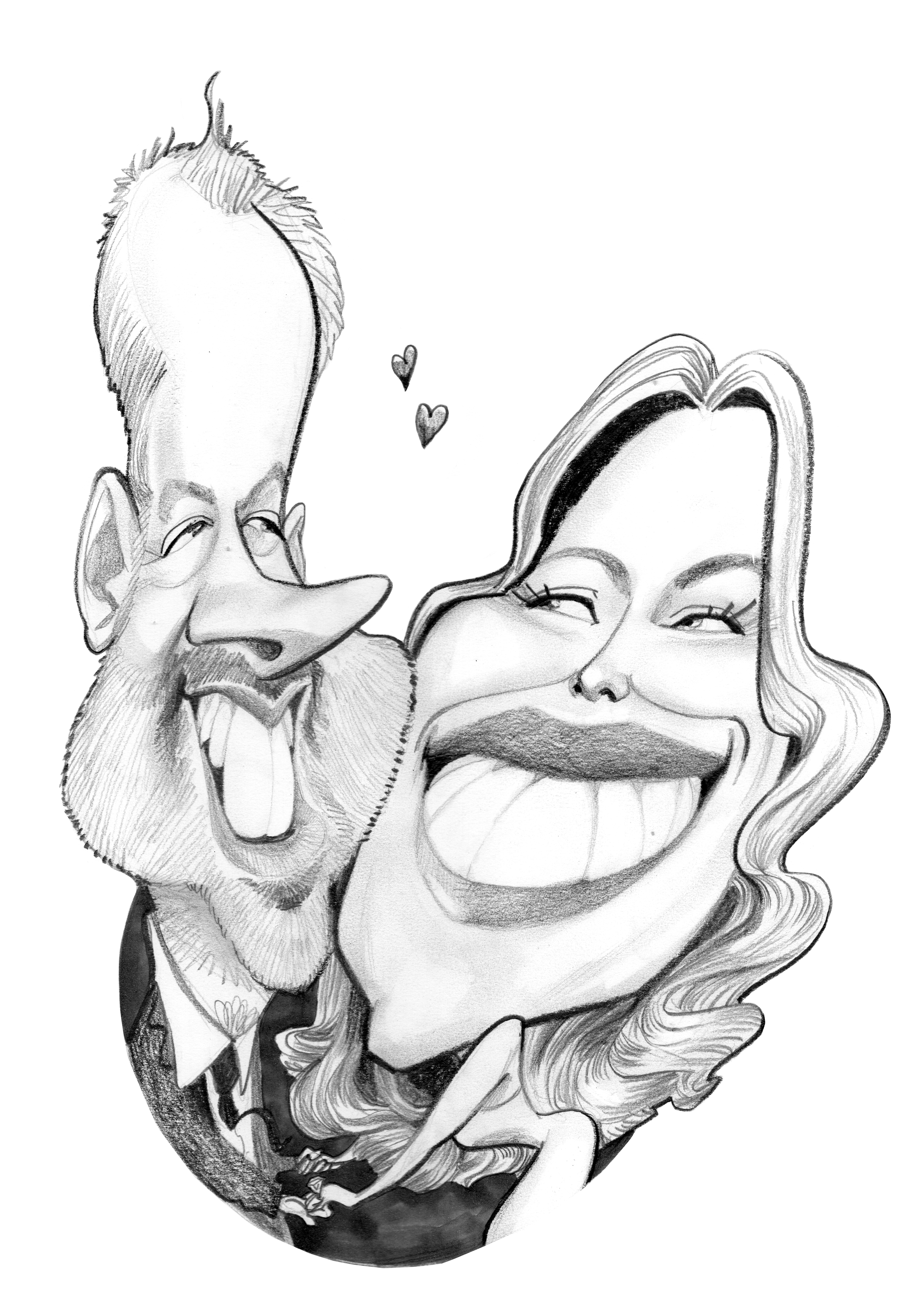 Custom caricature print 