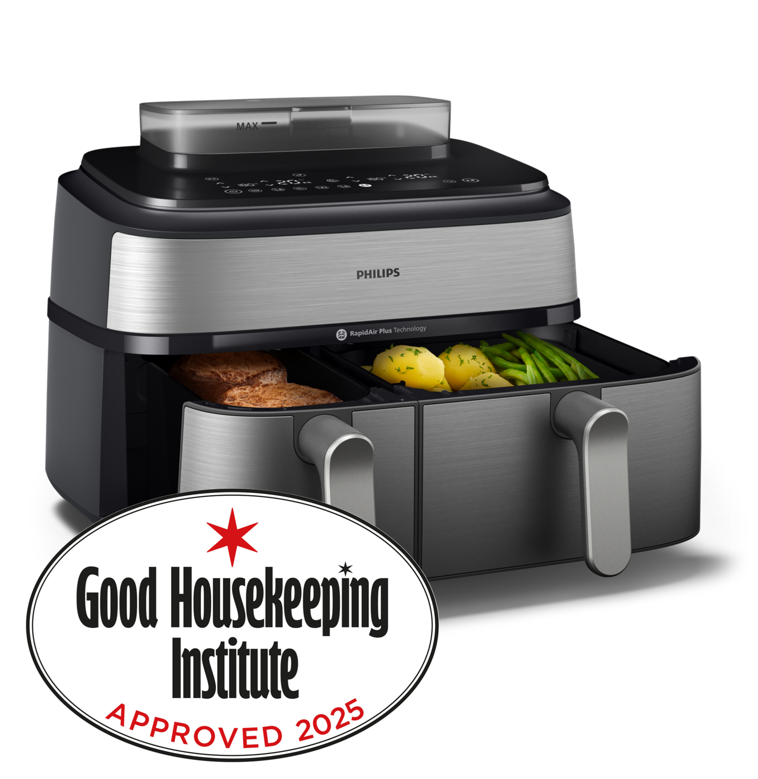 Philips 5000 series Dual Basket Airfryer with Steam