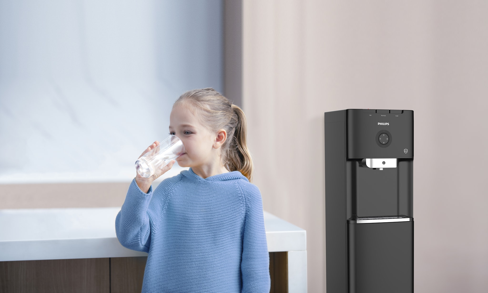 Philips Water Dispenser with Micro P-Clean Filtration and UV-LED 