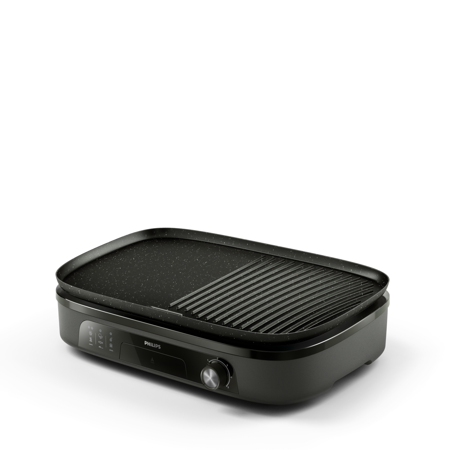 Philips Electric Griddle Freestanding 2400 W Black 