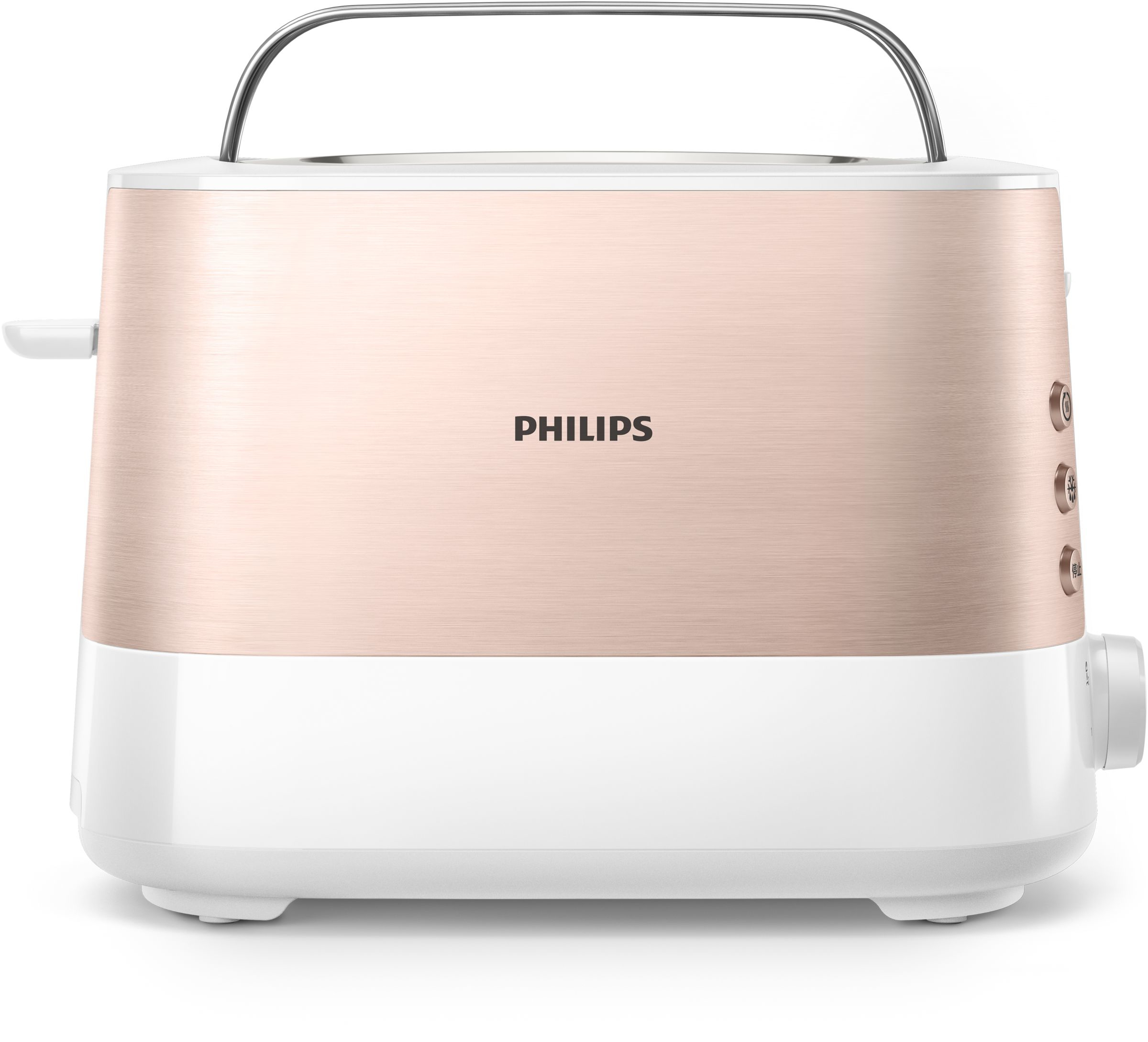 Philips Viva Collection 2-Slice(s) Toaster Rose Gold 