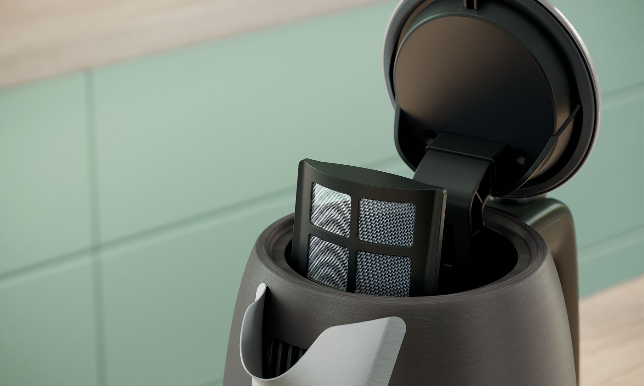 Philips 5000 Series Kettle in Black & Copper 