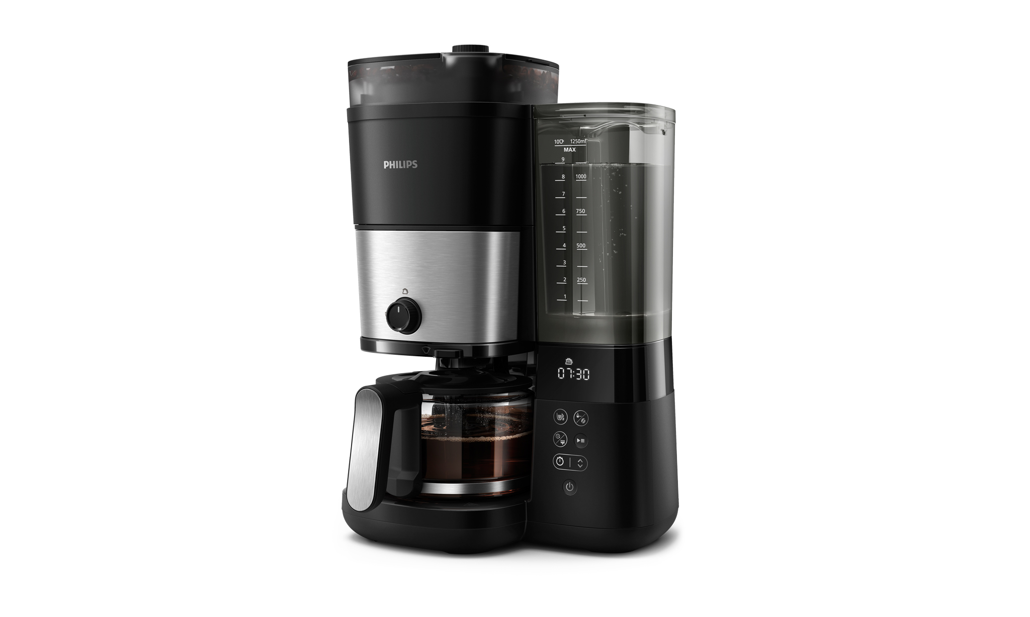 Philips All-in-1 Brew Drip coffee maker with built-in grinder 