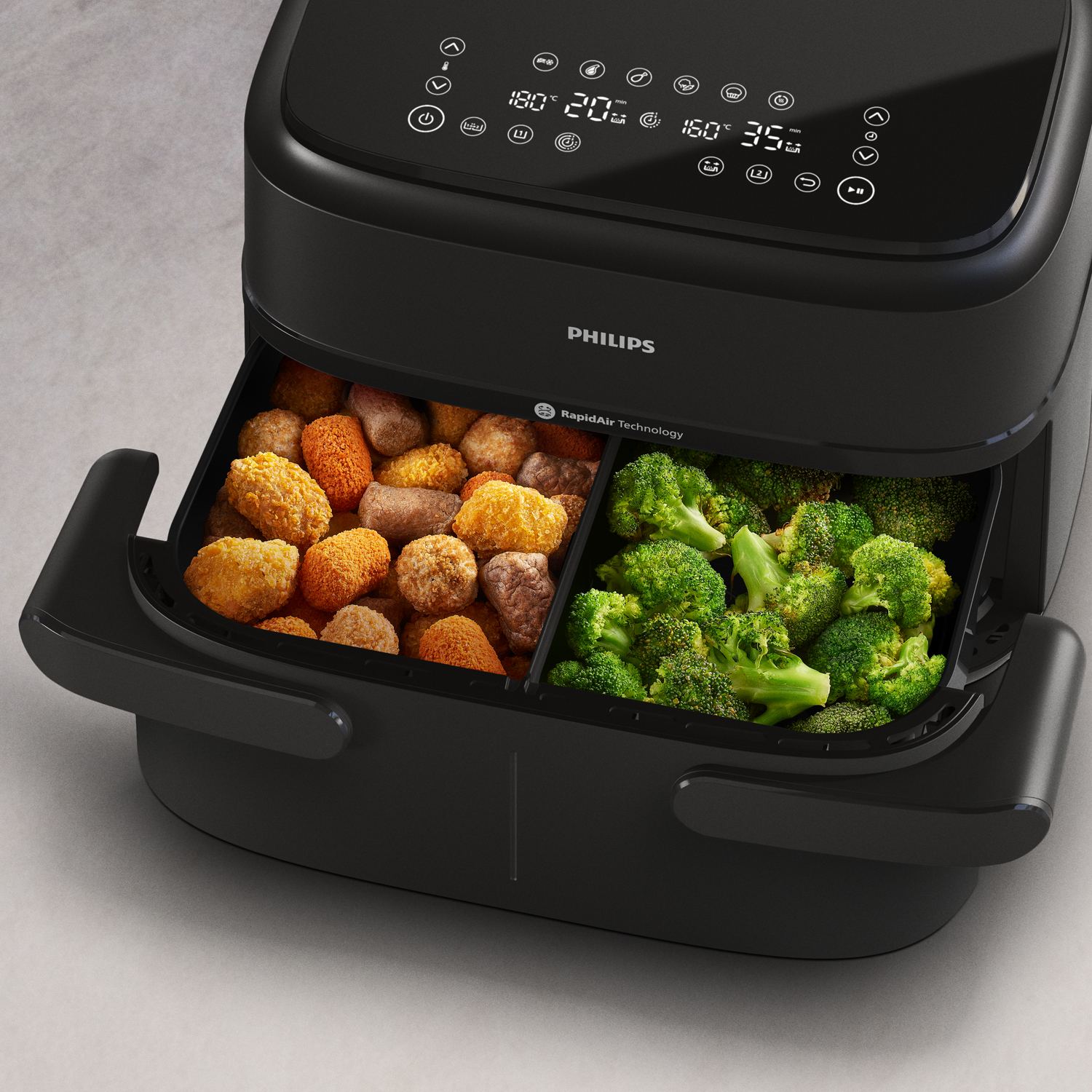 Philips 1000 series FlexDrawer Dual Basket Air Fryer 