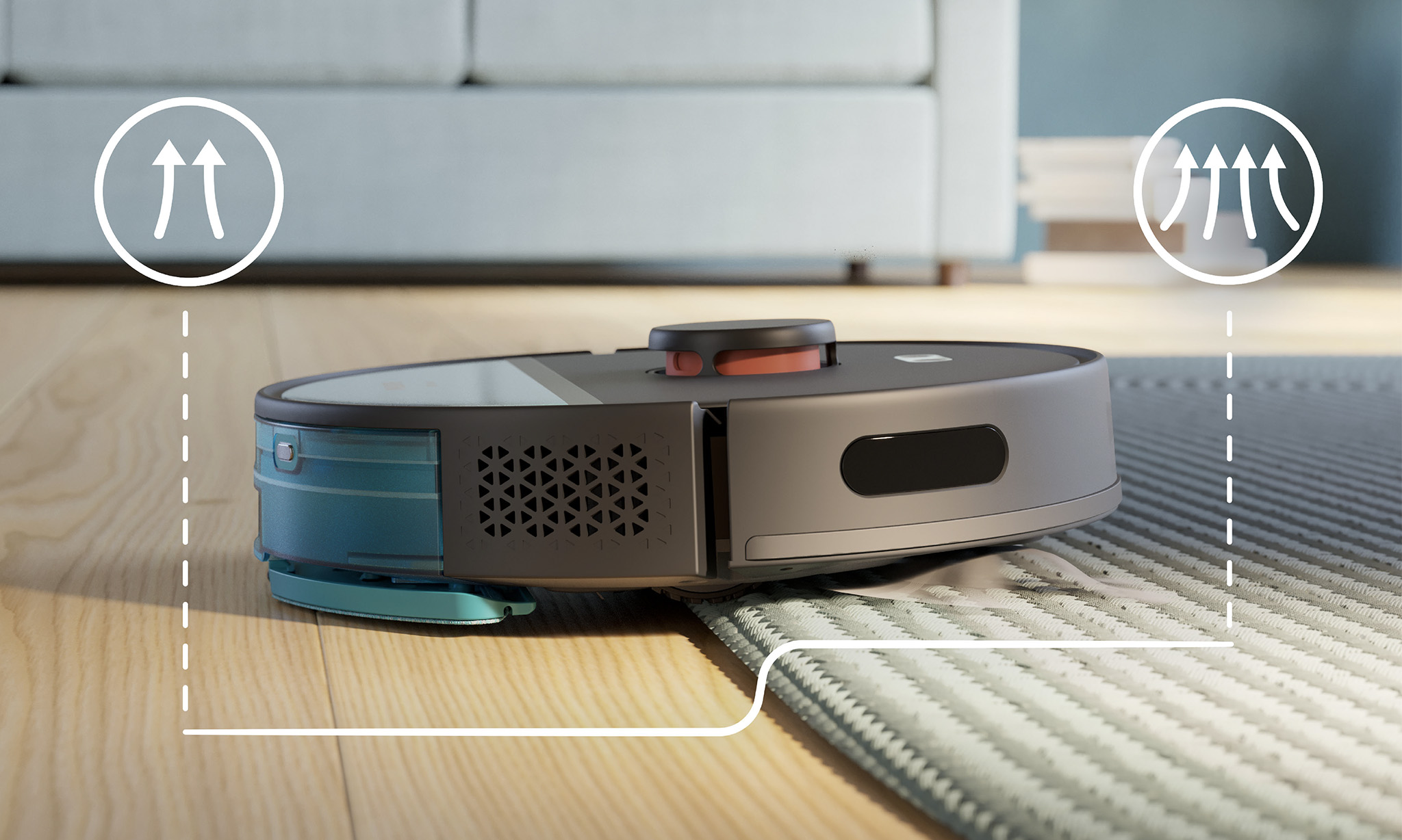 Philips 3000 Series HomeRun Aqua Vacuum and Mop Robot 