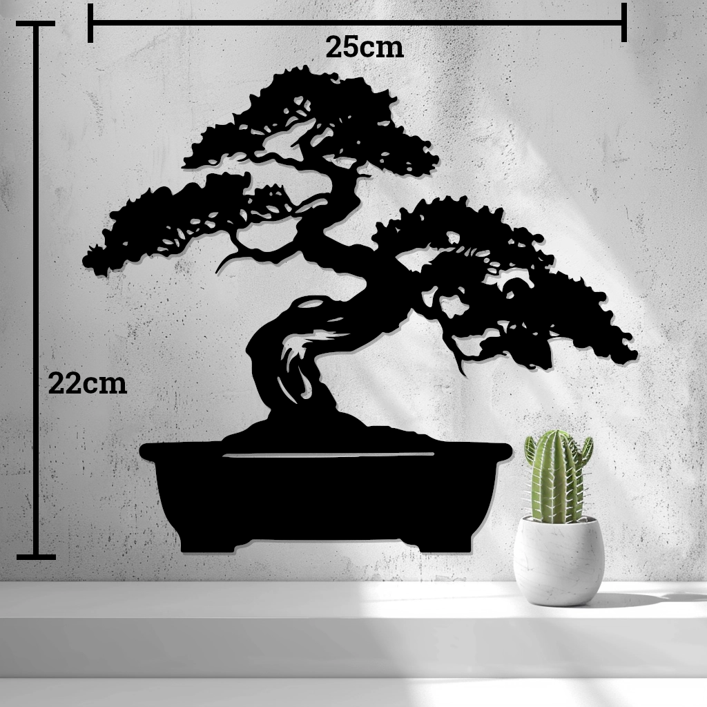Bonsai Tree Printed Wall Art