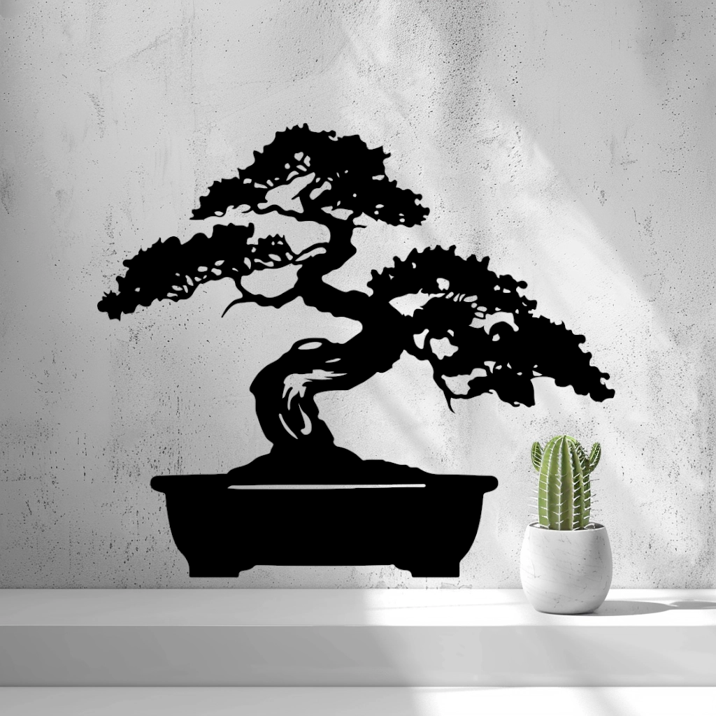 Bonsai Tree Printed Wall Art