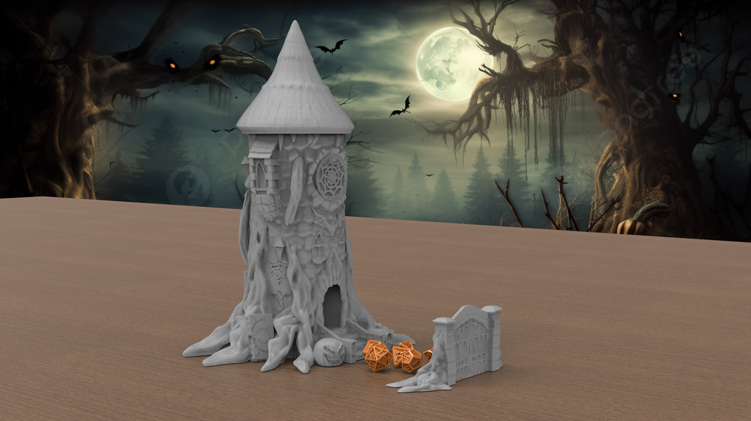 Enchanted Tree Tower Model