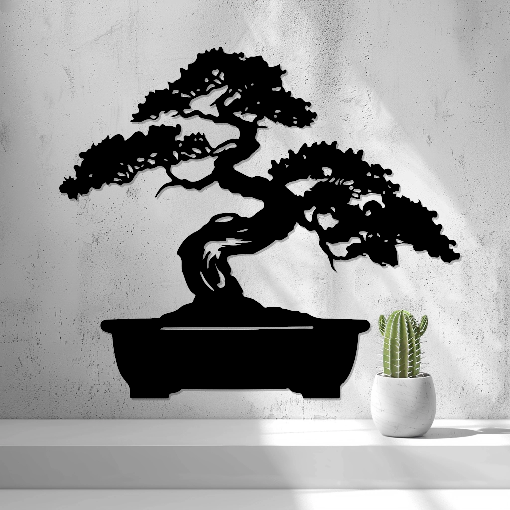 Bonsai Tree Printed Wall Art