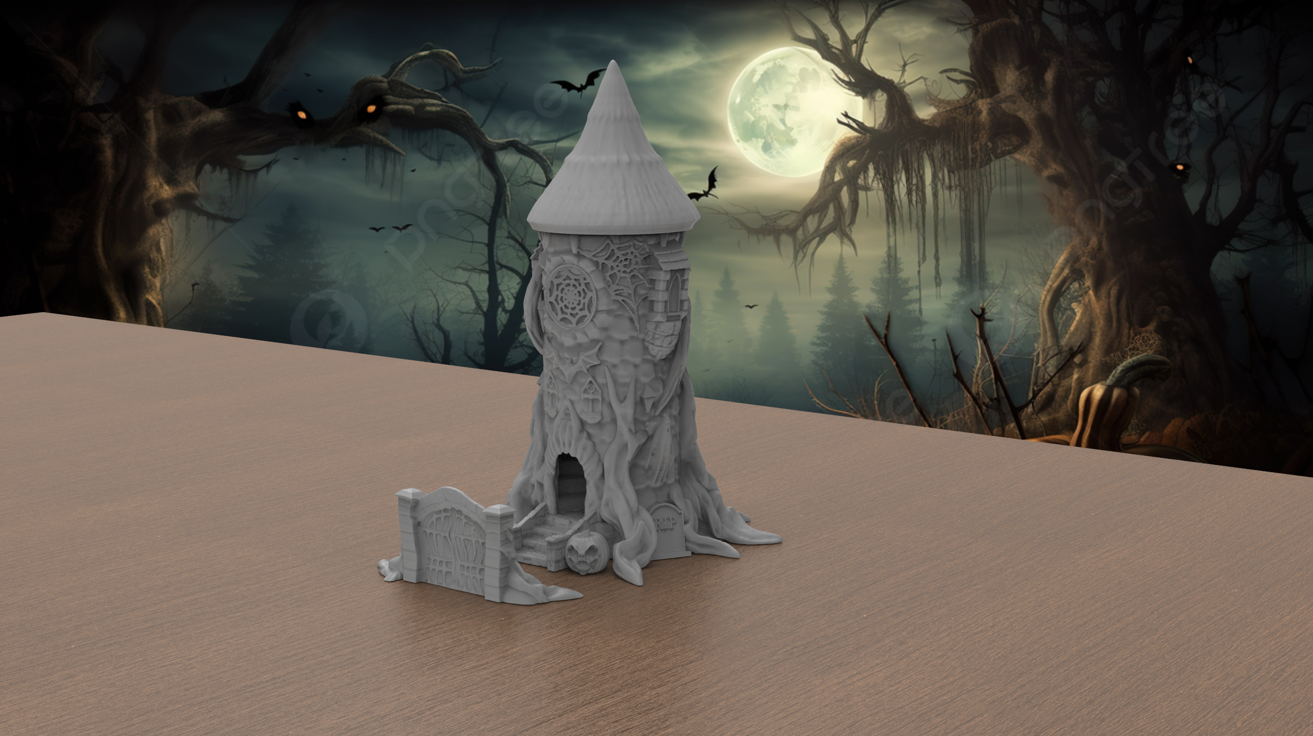 Enchanted Tree Tower Model