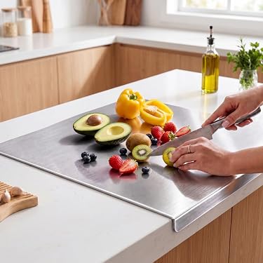 Edge Stainless steel Cutting Board