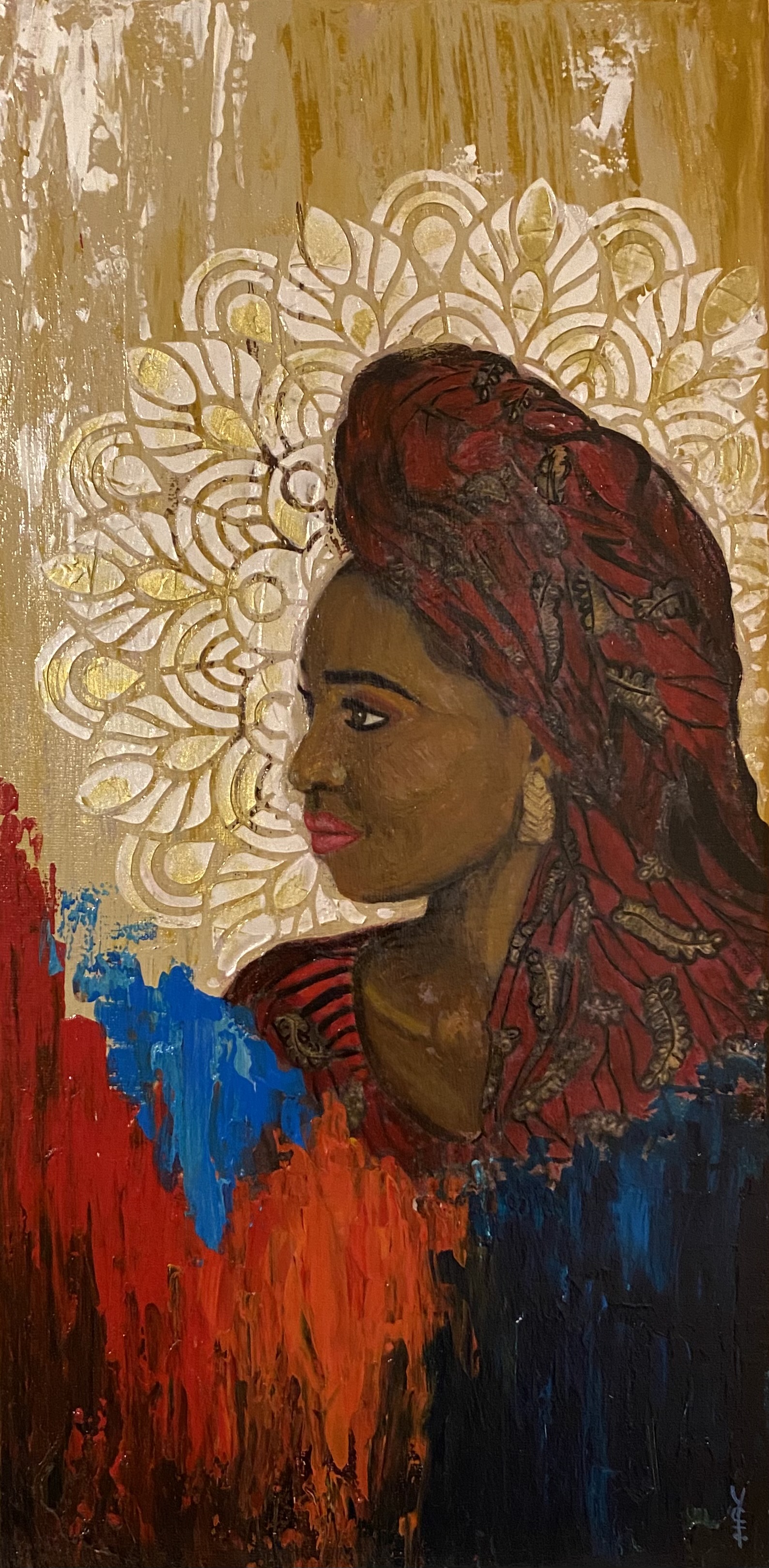 African Elegance Portrait