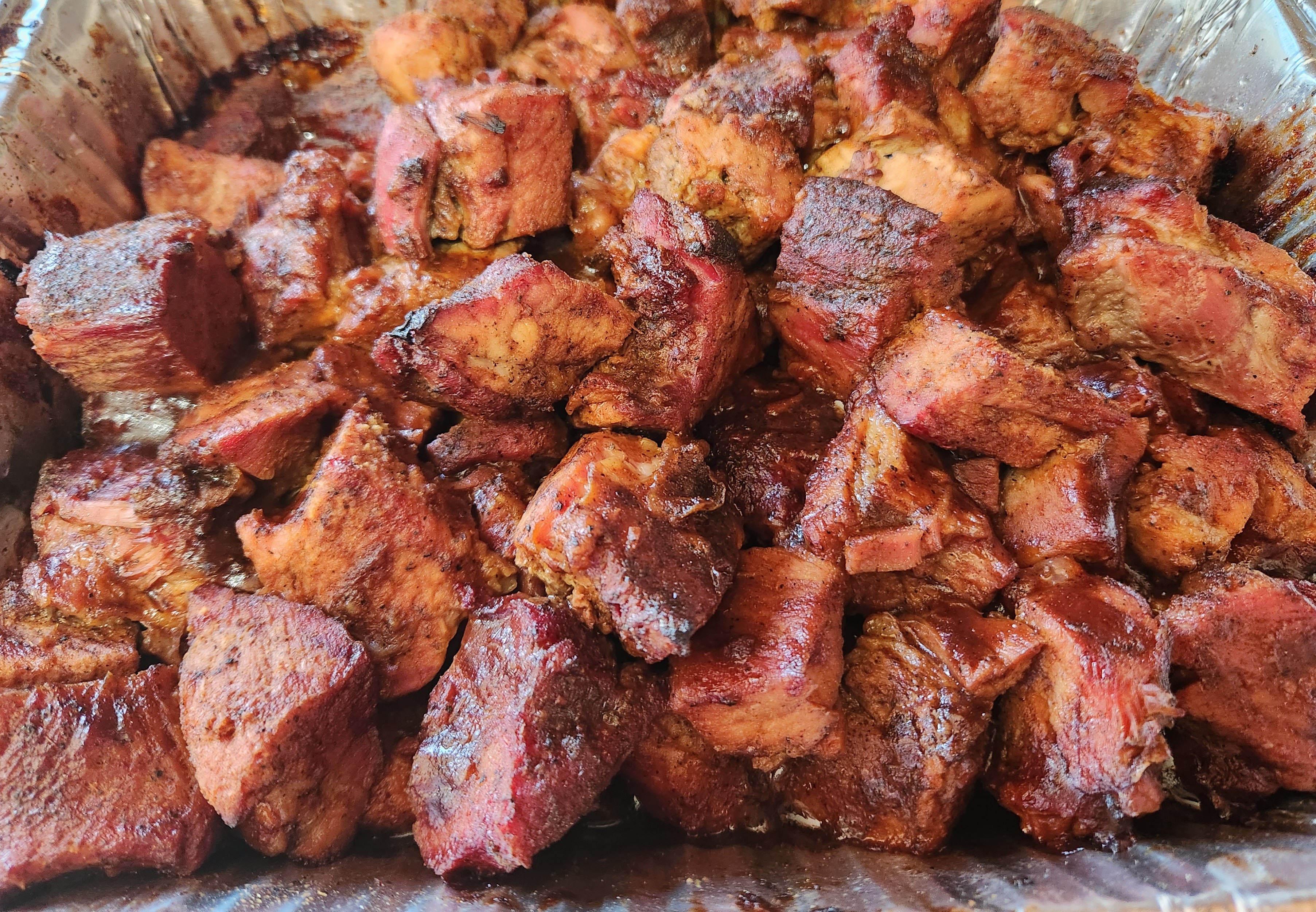 Slow Smoked Pork Shoulder Burnt Ends approx 3.7kg