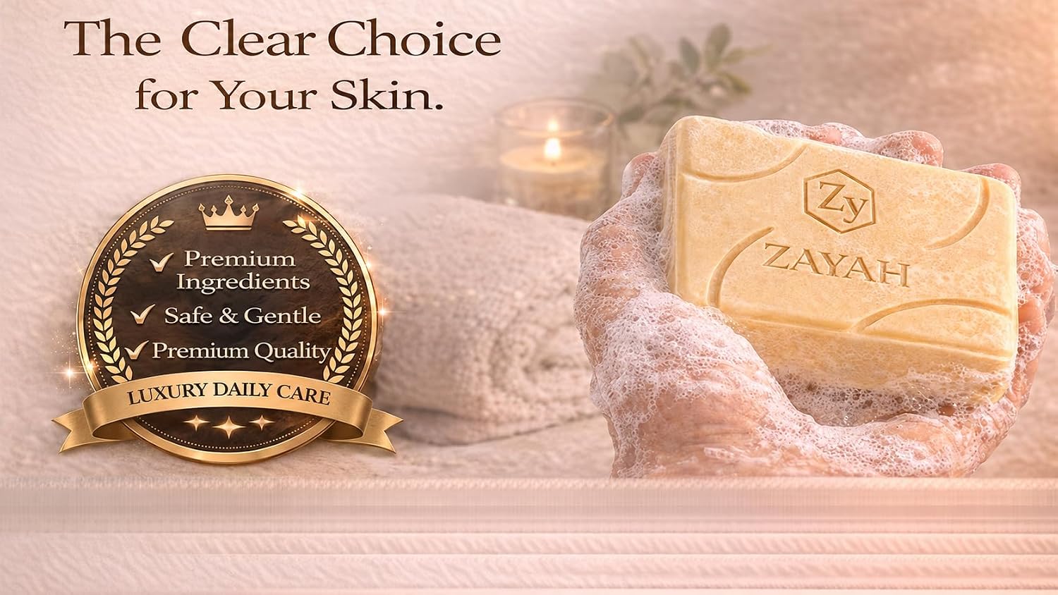 Luxury Natural Soap – Deep Hydration & Botanical Care