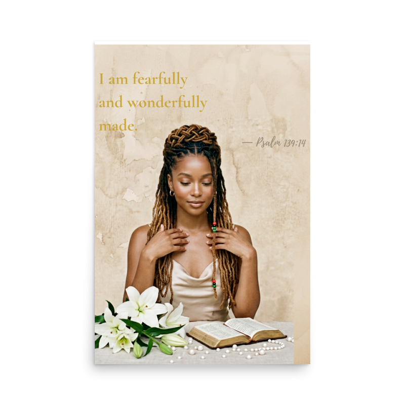 Christian Wall Art Posture | Psalms 139