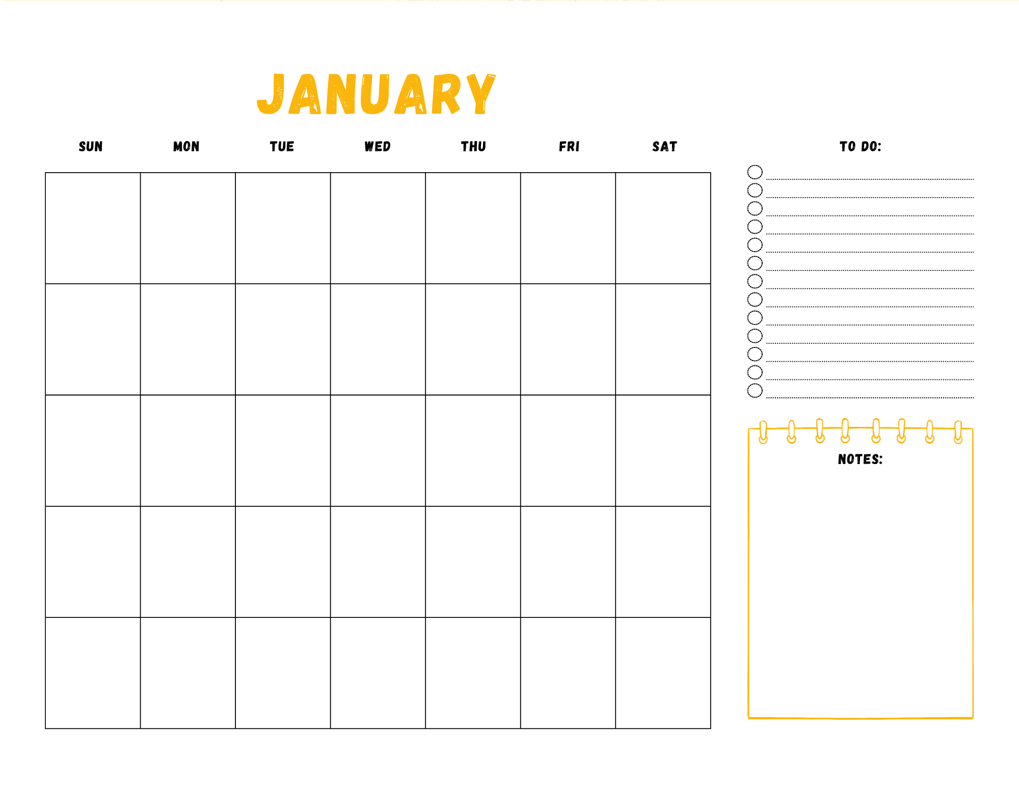 Joy and Laughter: Your Monthly Affirmation Calendar