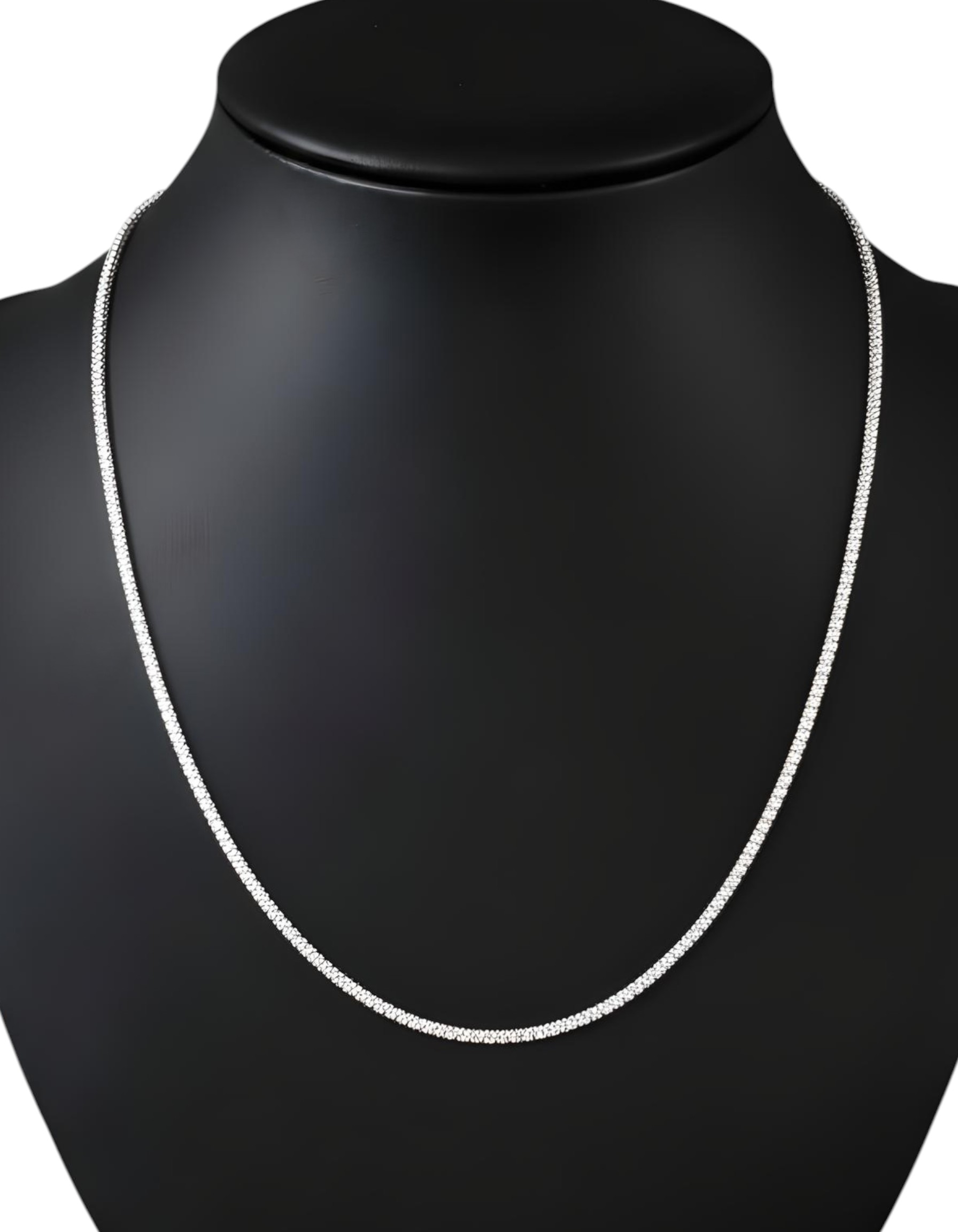 Pure 925 Silver Chain Necklace Gift for Girlfriend Wife Women & Girls,Mens