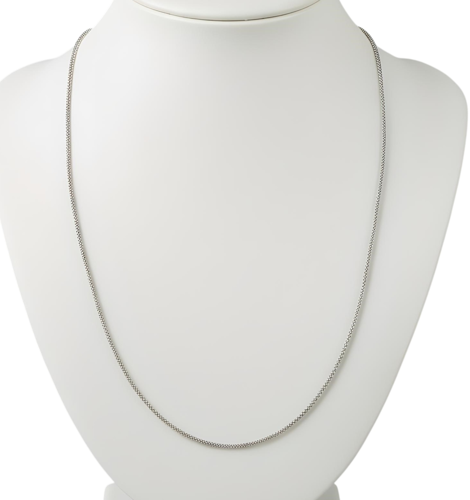 Pure 925 Silver Elegant Oxidized Chain Necklace Gift for Girlfriend Wife Women & Girls,Mens