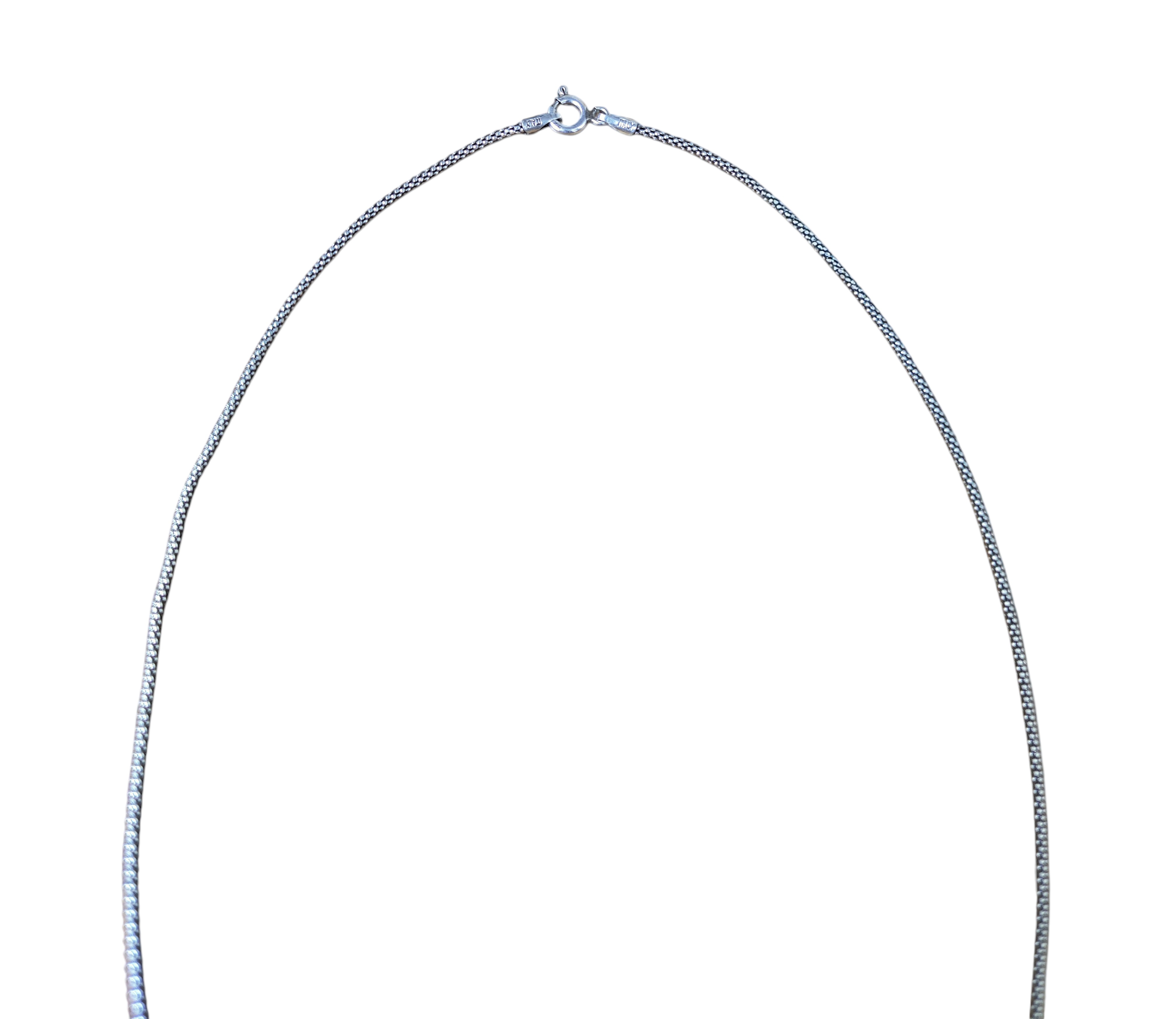 Pure 925 Silver Elegant Oxidized Chain Necklace Gift for Girlfriend Wife Women & Girls,Mens