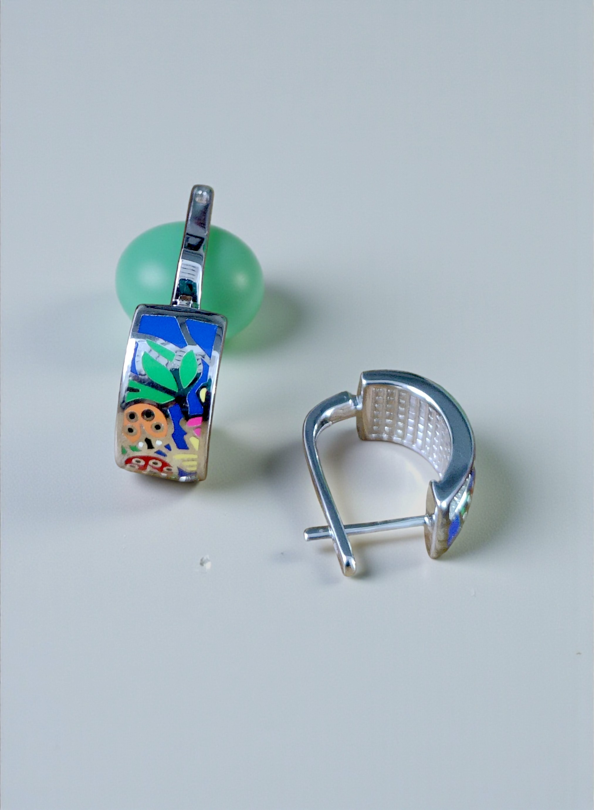 Pure 925 sterling silver Ladybug Pendant Set, Necklace with Pendant, Earrings and Ring For Women,Girls (Set of 1)