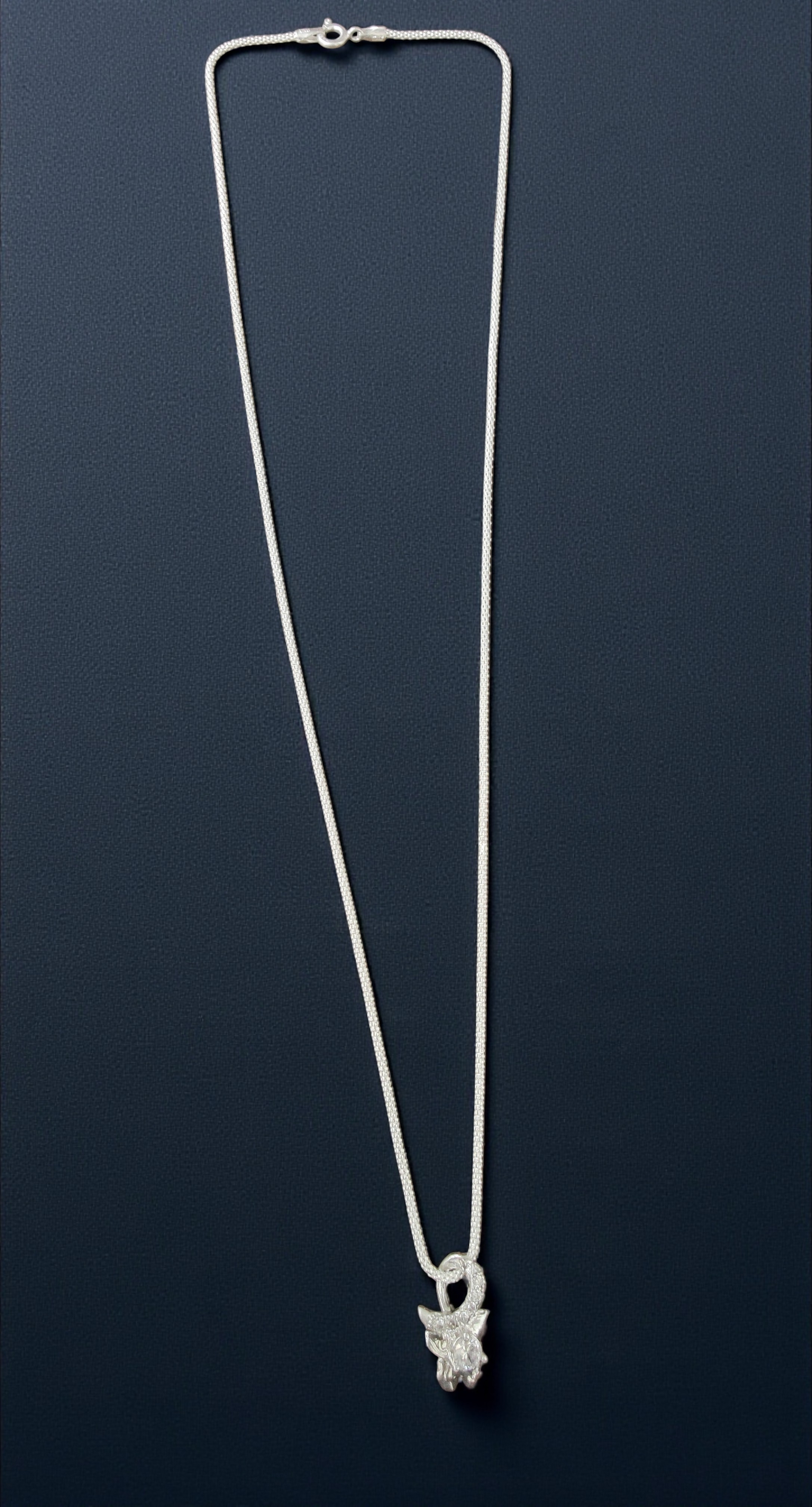 Pure 925 Sterling Silver Pendant For Women,Girls (Pack of 1)