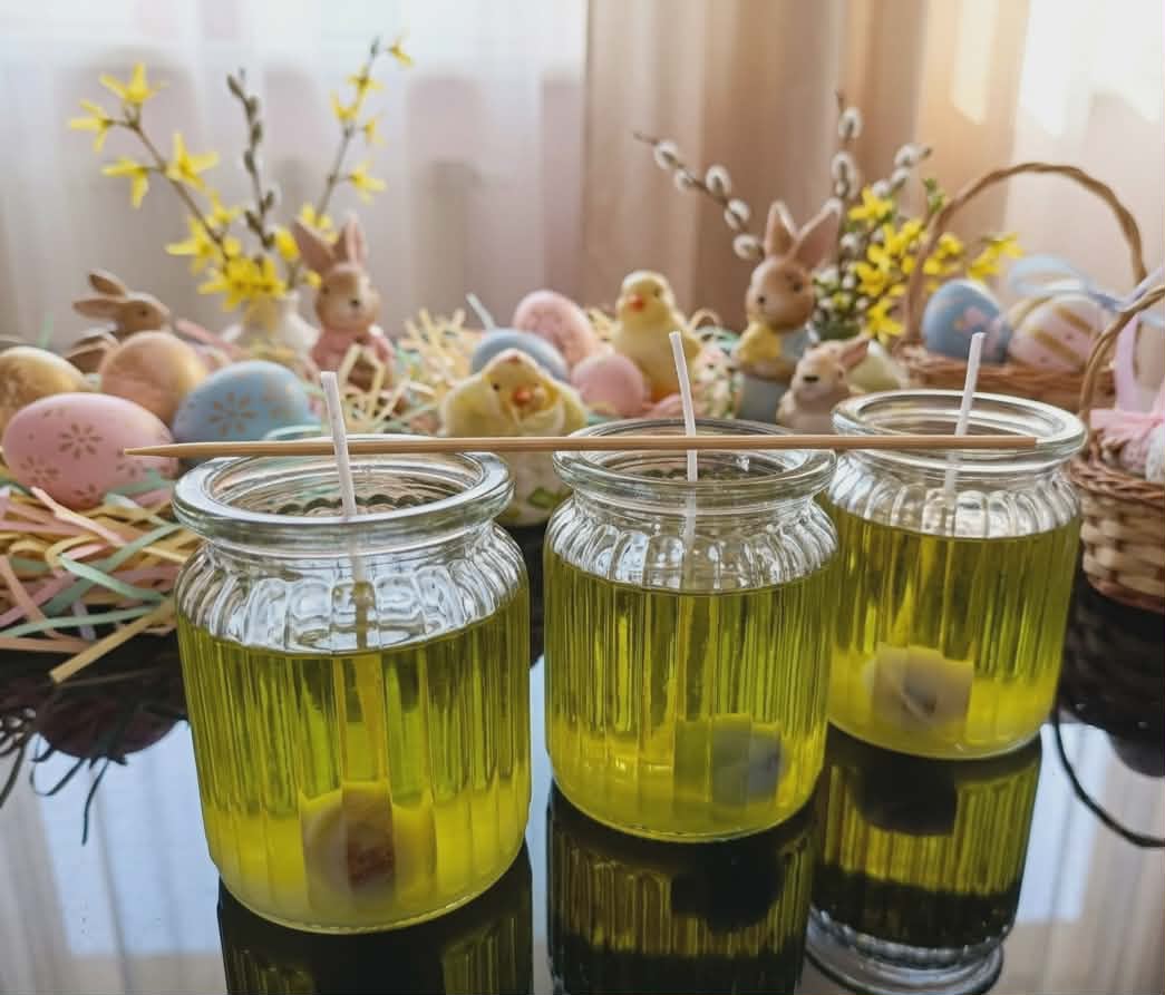 Bougie surprise de Pâques